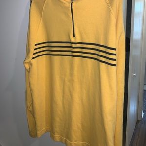 Old Navy Sweater Yellow with navy blue stripes Size XL